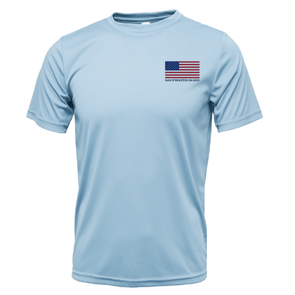 USA Grouper Short Sleeve UPF 50+ Dry-Fit Shirt