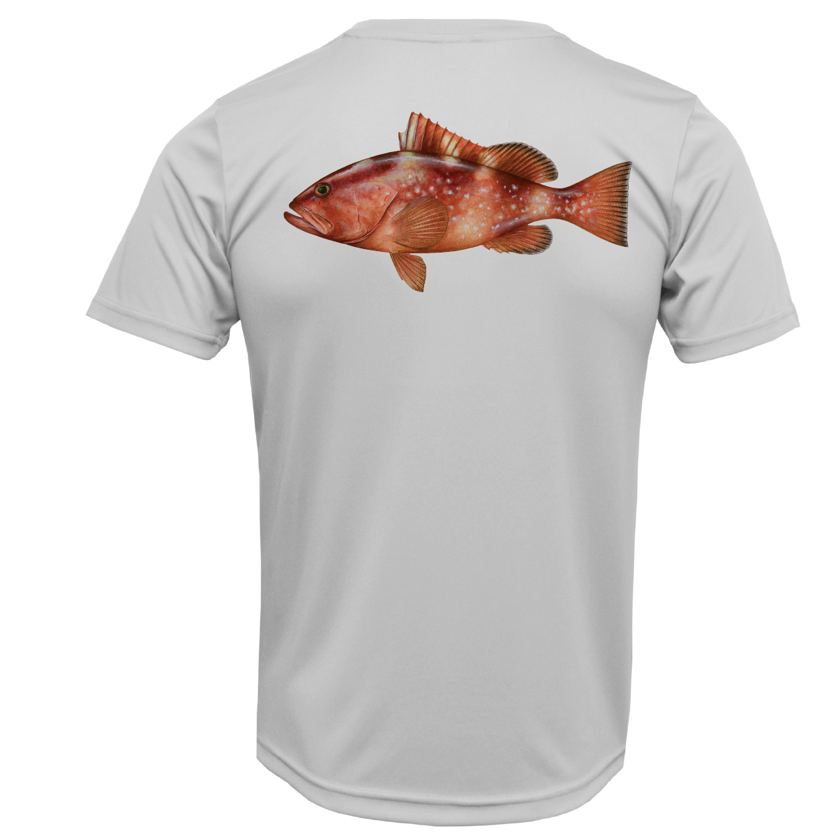 USA Grouper Short Sleeve UPF 50+ Dry-Fit Shirt