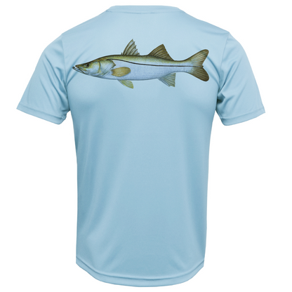 USA Snook Short Sleeve UPF 50+ Dry-Fit Shirt