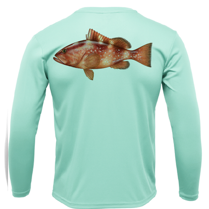 Siesta Key Grouper Long Sleeve UPF 50+ Dry-Fit Shirt