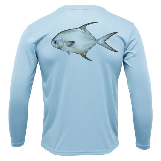 Siesta Key Permit Long Sleeve UPF 50+ Dry-Fit Shirt