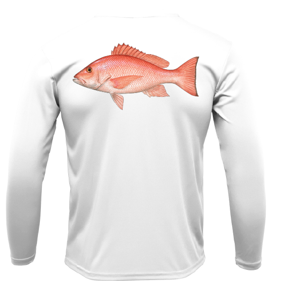 Siesta Key Snapper Long Sleeve UPF 50+ Dry-Fit Shirt