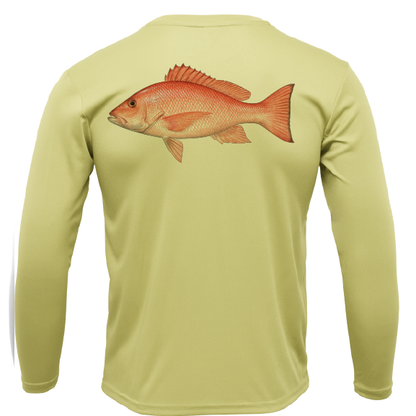 Siesta Key Snapper Long Sleeve UPF 50+ Dry-Fit Shirt
