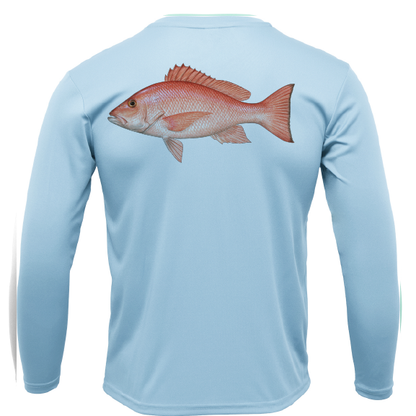 Siesta Key Snapper Long Sleeve UPF 50+ Dry-Fit Shirt