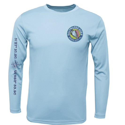 Siesta Key Snapper Long Sleeve UPF 50+ Dry-Fit Shirt