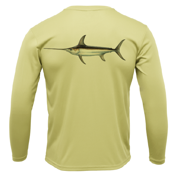 Siesta Key Swordfish Long Sleeve UPF 50+ Dry-Fit Shirt