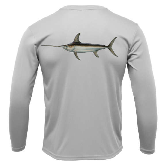 Siesta Key Swordfish Long Sleeve UPF 50+ Dry-Fit Shirt