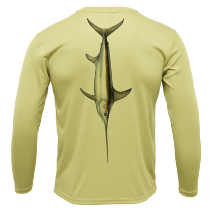 Key West, FL Trophy Sword Long Sleeve UPF 50+ Dry-Fit Shirt