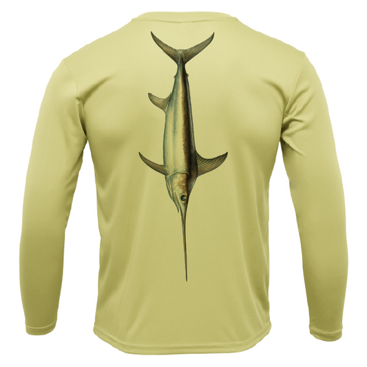 Key West, FL Trophy Sword Long Sleeve UPF 50+ Dry-Fit Shirt