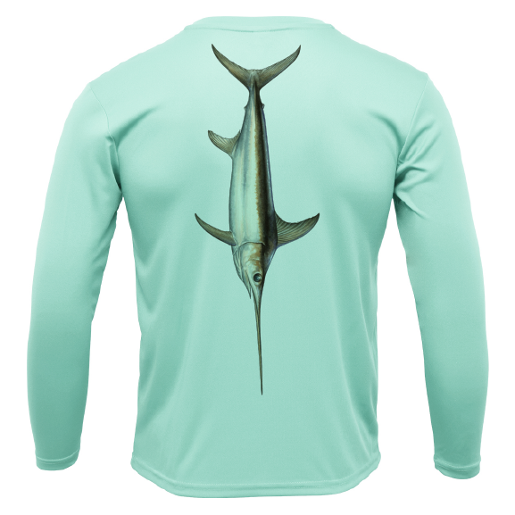 Key West, FL Trophy Sword Long Sleeve UPF 50+ Dry-Fit Shirt