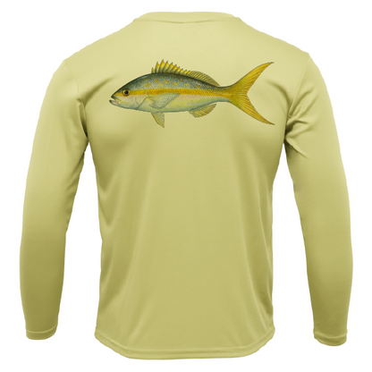 Siesta Key Yellowtail Long Sleeve UPF 50+ Dry-Fit Shirt