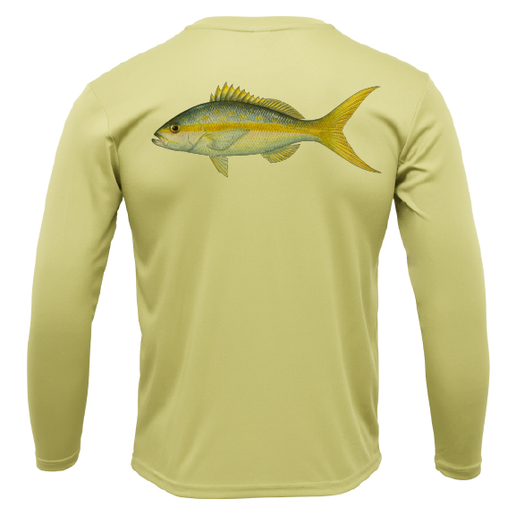 USA Yellowtail Long Sleeve UPF 50+ Dry-Fit Shirt