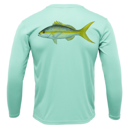 Siesta Key Yellowtail Long Sleeve UPF 50+ Dry-Fit Shirt