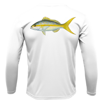 USA Yellowtail Long Sleeve UPF 50+ Dry-Fit Shirt