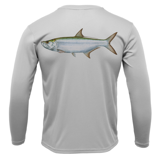 Key West, FL Tarpon Long Sleeve UPF 50+ Dry-Fit Shirt