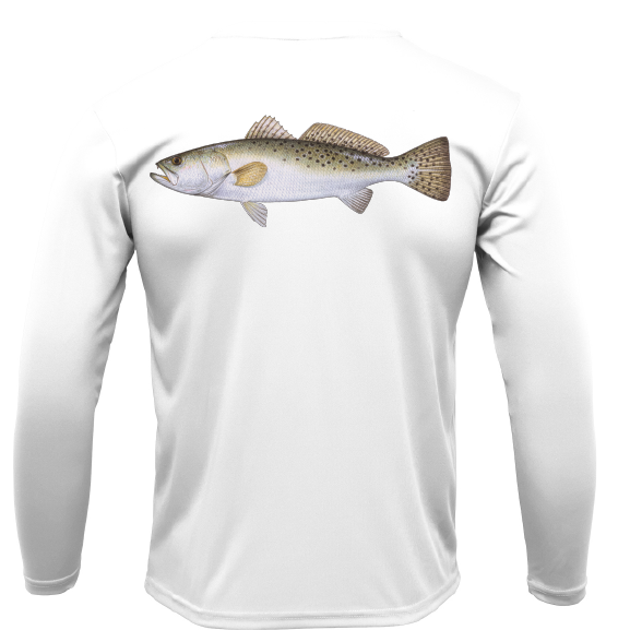 USA Trout Long Sleeve UPF 50+ Dry-Fit Shirt