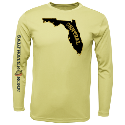 UCF Black and Gold Long-Sleeve UPF 50+ Dry-Fit Shirt