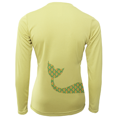 Mermaid Wrap Women's Long Sleeve UPF 50+ Dry-Fit Shirt