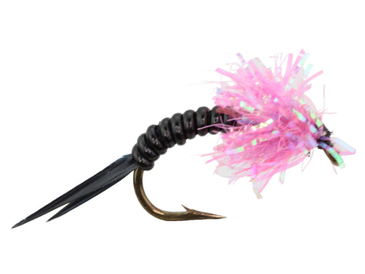 Wild Water Fly Fishing Estaz Stonefly, Metallic Pink, Size 6 (Qty 6) | SendIt Sailing