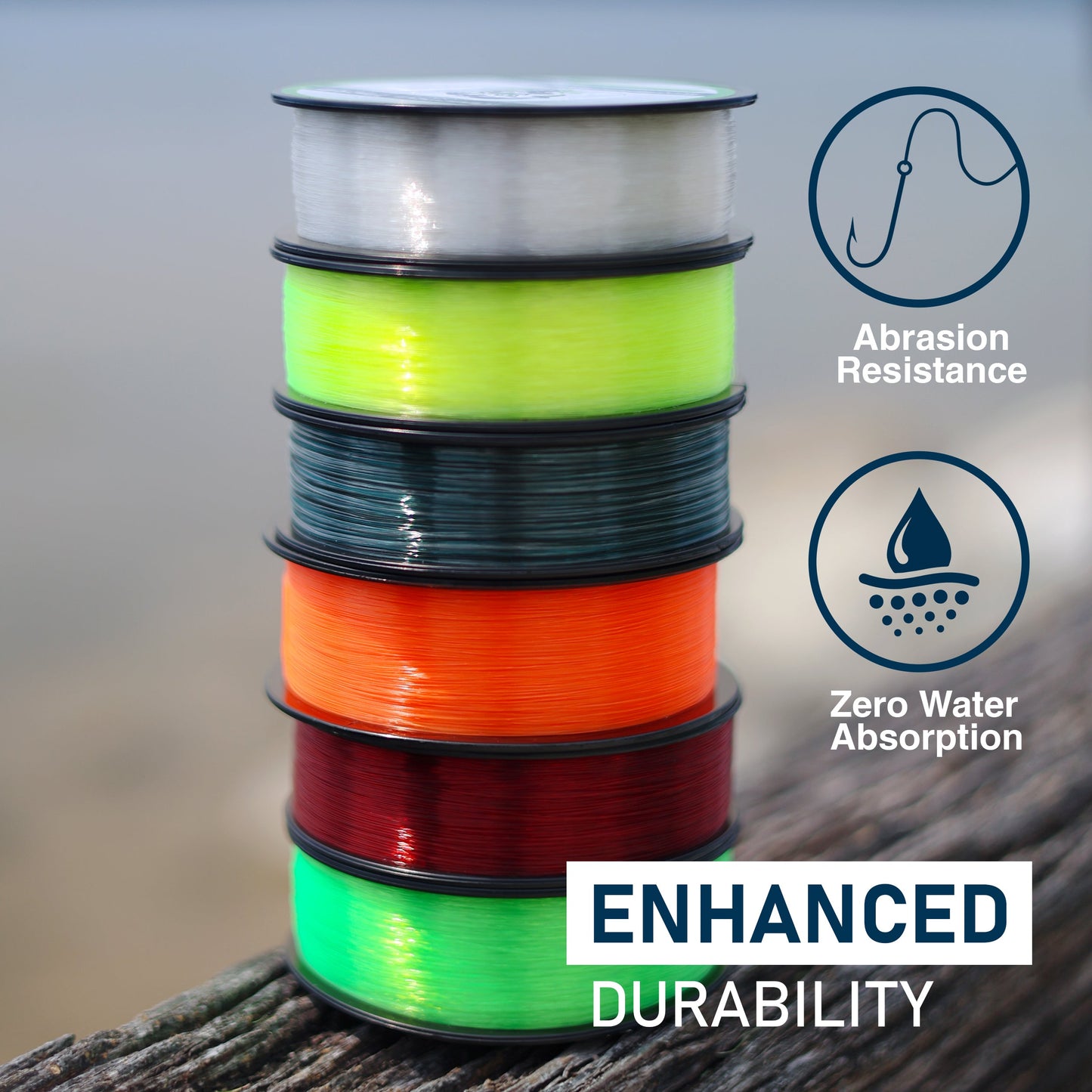 Reaction Tackle Nylon Monofilament Fishing Line