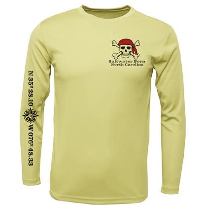 North Carolina Blackbeard Long Sleeve UPF 50+ Dry-Fit Shirt