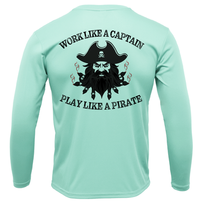 Tampa Bay, FL Blackbeard Men's Long Sleeve UPF 50+ Dry-Fit Shirt