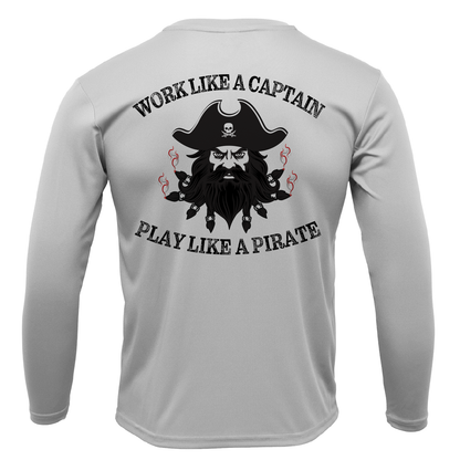 Tampa Bay, FL Blackbeard Men's Long Sleeve UPF 50+ Dry-Fit Shirt