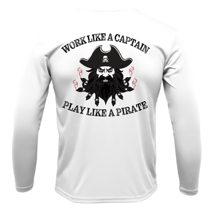Tampa Bay, FL Blackbeard Men's Long Sleeve UPF 50+ Dry-Fit Shirt