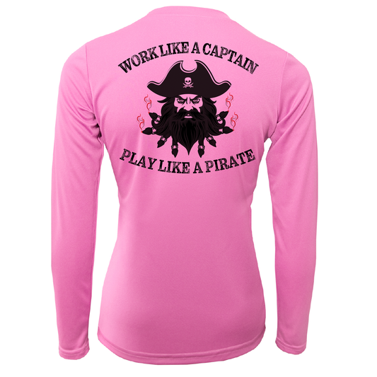 North Carolina Blackbeard Women's Long Sleeve UPF 50+ Dry-Fit Shirt