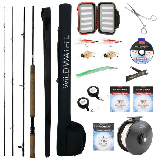 Wild Water Standard Fly Fishing Saltwater Combo, 11 ft 5 wt Switch Rod | SendIt Sailing