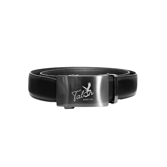 Black Classic Leather Belt