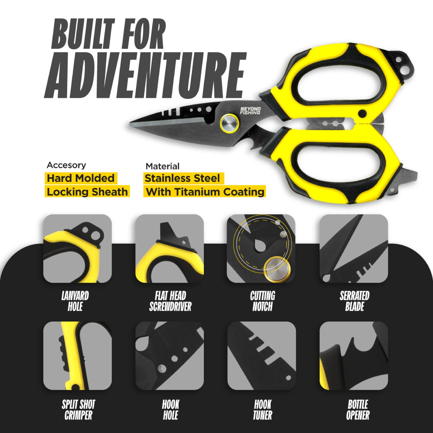 6.5" Omni Pro Fishing Shears