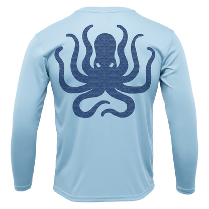 Texas Freshwater Born Kraken Men's Long Sleeve UPF 50+ Dry-Fit Shirt