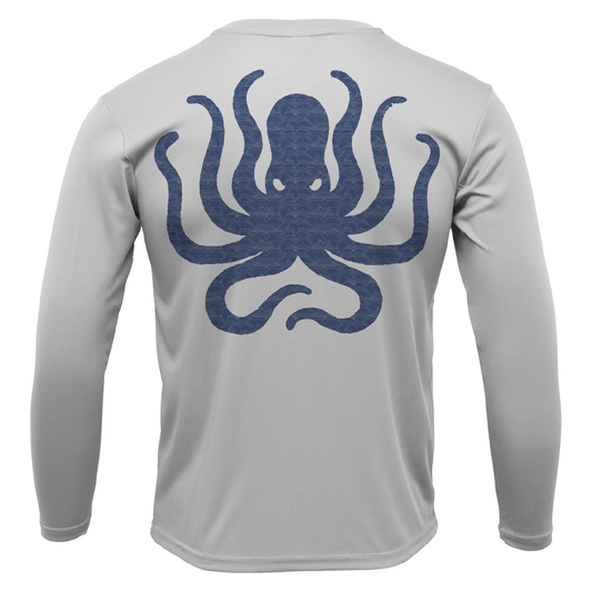 Michigan Freshwater Born Kraken Men's Long Sleeve UPF 50+ Dry-Fit Shirt