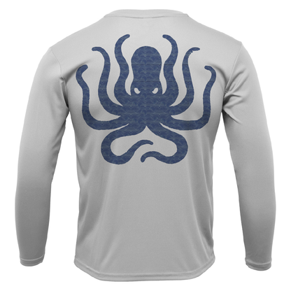 Texas Freshwater Born Kraken Men's Long Sleeve UPF 50+ Dry-Fit Shirt