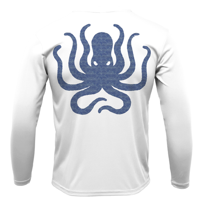 DFW, TX Freshwater Born Kraken Men's Long Sleeve UPF 50+ Dry-Fit Shirt