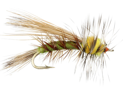 Wild Water Fly Fishing Olive Stimulator, Size 12 (Qty 6) | SendIt Sailing