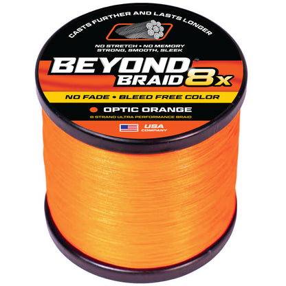 Optic Orange 8X- No Fade - Ultra Performance 8 Strand