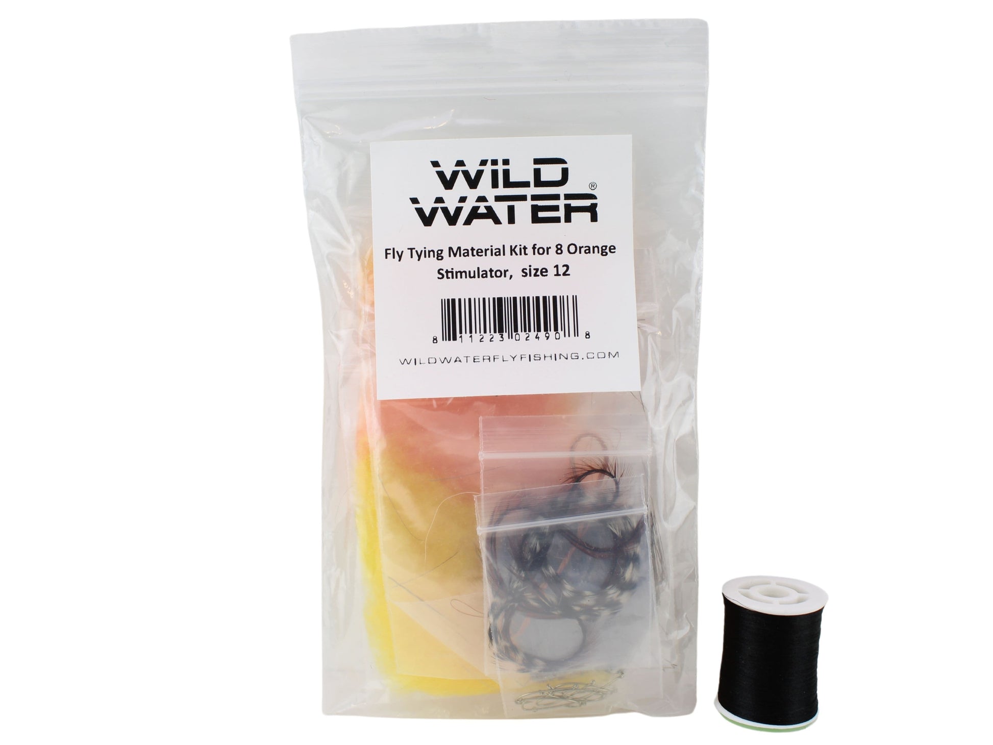 Wild Water Fly Fishing Fly Tying Material Kit, Orange Stimulator | SendIt Sailing