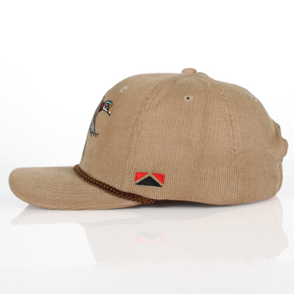Corduroy Wood Duck 6-Panel Performance Cap