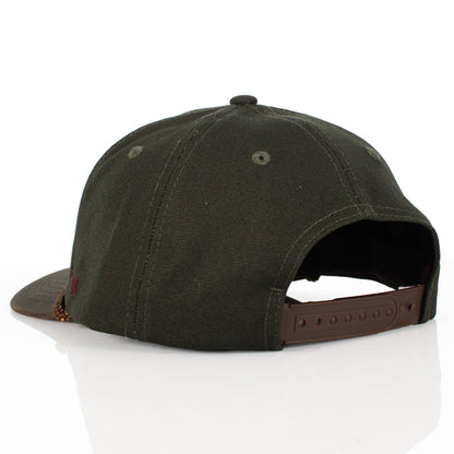 Canvas Mallard Drake Duck Hat with Wax Cloth Visor