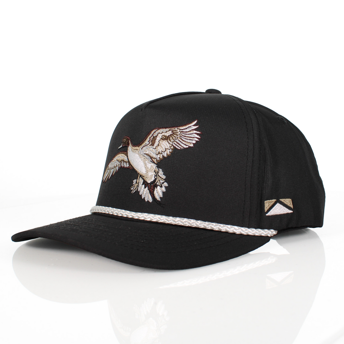 Black Pintail Performance Rope Cap