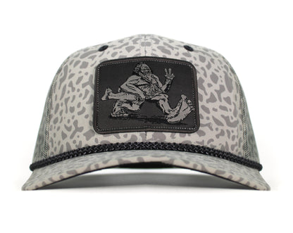 Bigfoot Bass Squatch Fishing 6-Panel Rope Cap