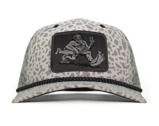 Bigfoot Bass Squatch Fishing 6-Panel Rope Cap