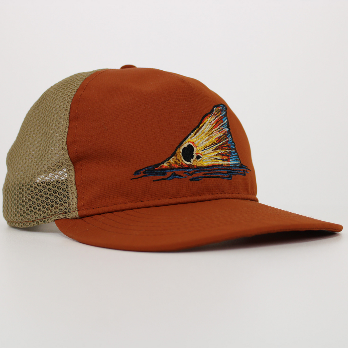 Redfish Tail Mesh Back Performance Hat