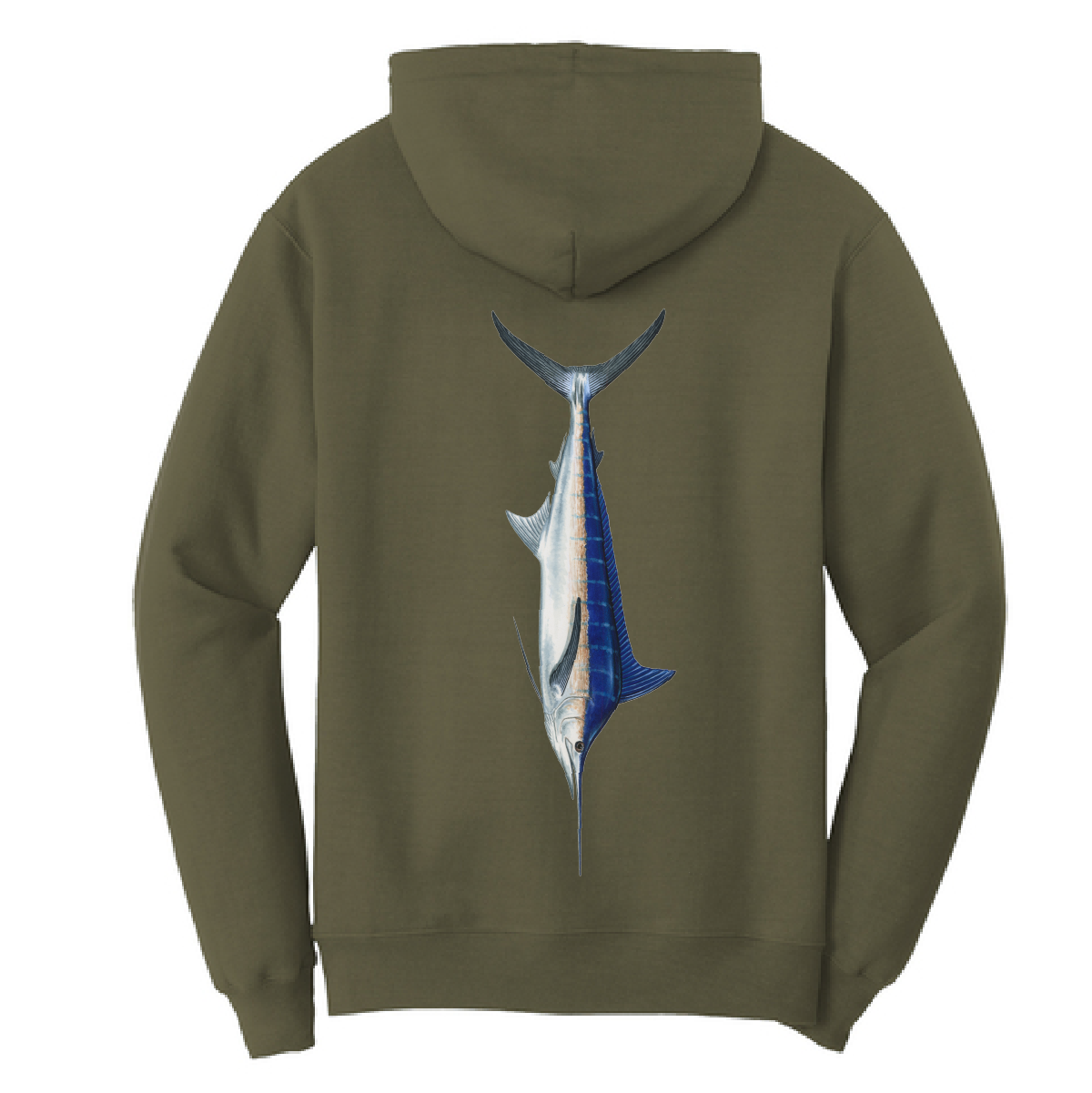 Blue Marlin Cotton Hoodie