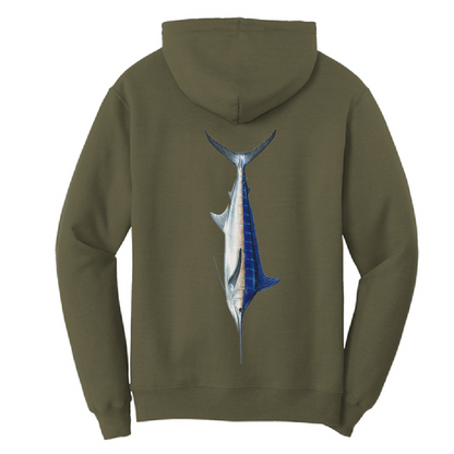 Blue Marlin Cotton Hoodie