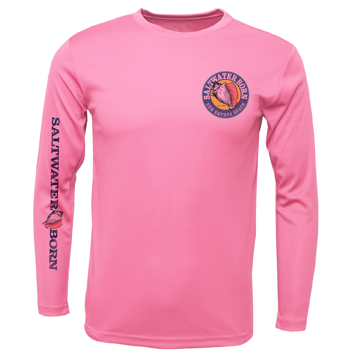 New Smyrna Beach, FL Kraken Men's Long Sleeve UPF 50+ Dry-Fit Shirt