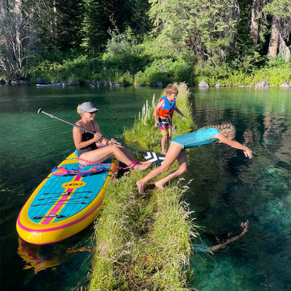 3 Piece Carbon-Fiberglass Adjustable Paddle with ABS Edge