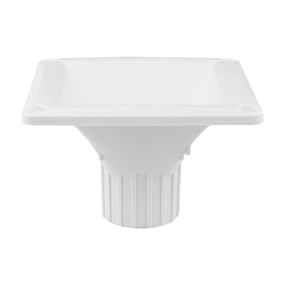 1" Throat Twist On 45x45° 2.68" Depth Plastic Horn